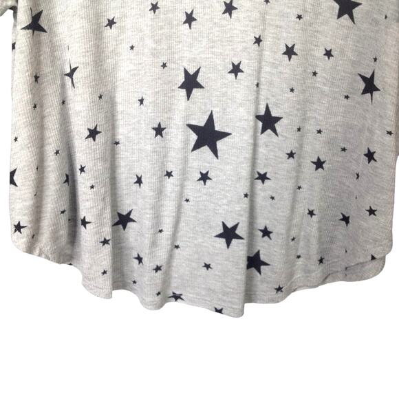 Anthropologie Maronie Star Top Heather Grey M - Picture 8 of 12